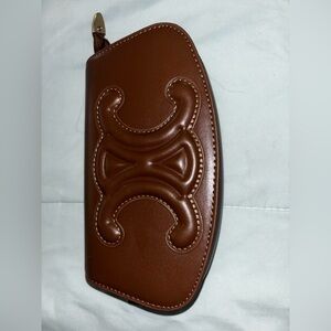 Brown Faux leather mini bag